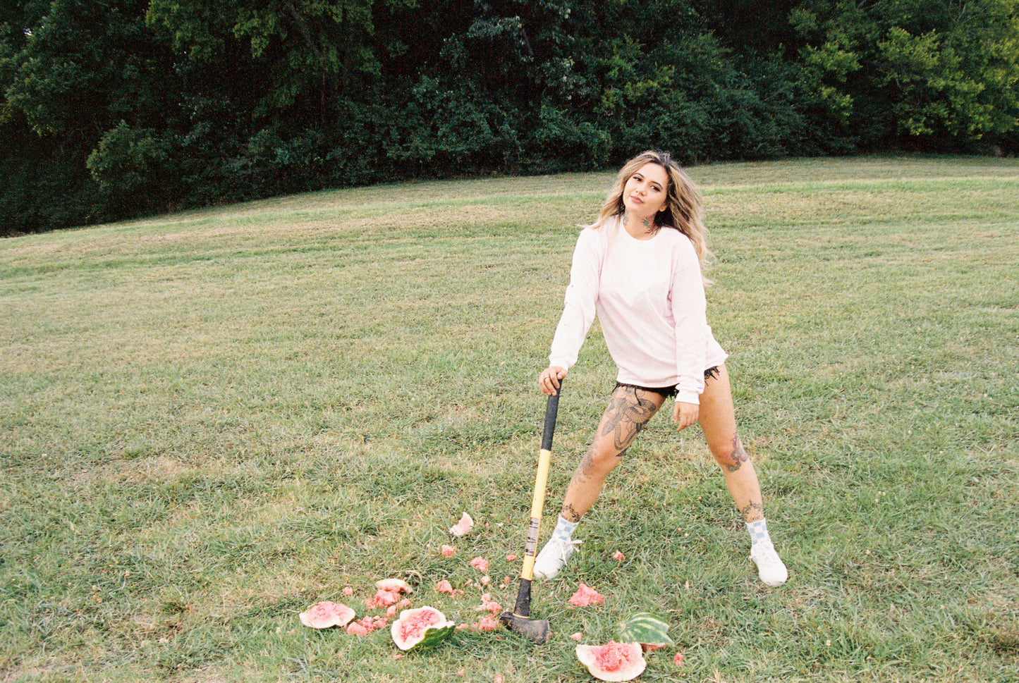 Bleached Long-Sleeved Shirt