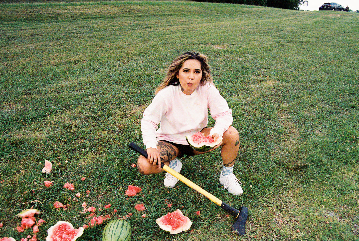 Bleached Long-Sleeved Shirt